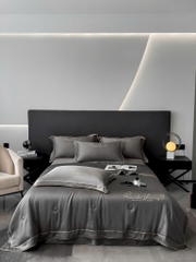 PHI LỤA- Set chăn chần Phi lụa Romantic