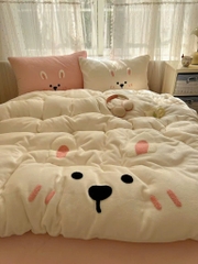 NỈ NHUNG- Set Nỉ Nhung Thêu Nổi ver2 full 8 mẫu