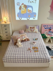 SET GA GỐI- Set ga gối chất liệu nỉ nhung.