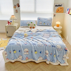 CHĂN NỈ NHUNG- Chăn nỉ nhung có khoá kéo