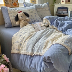 ĐŨI SỢI TRE- Đũi Sợi Tre Mix Ren (mã 92)