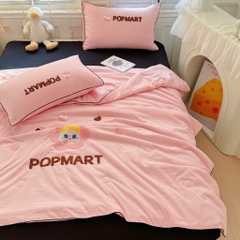 SET CHĂN CHẦN- Set chăn chần cotton đũi thêu