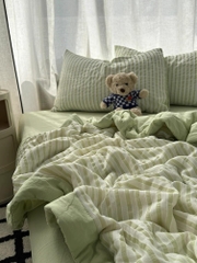 SET CHĂN CHẦN- Set chăn chần dập sọc