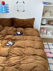 NỈ NHUNG- Nỉ nhung mịn Basic trơn