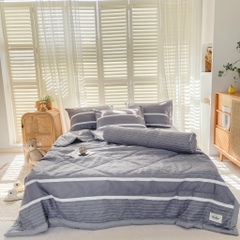 SET CHĂN CHẦN- cotton đũi caro/hoạ tiết