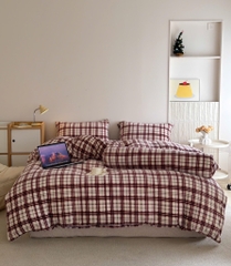 NỈ NHUNG- Set trần ga gối vỏ chăn