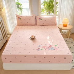 SET GA GỐI- Set ga gối chất liệu nỉ nhung.