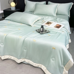 PHI LỤA- Set phi lụa chăn chần tulip/nơ