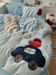 NỈ NHUNG- Set Nỉ Nhung Thêu Nổi Animal