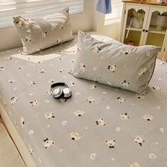 GA GỐI LẺ- Set ga gối lẻ Đũi Sợi Tre Icy