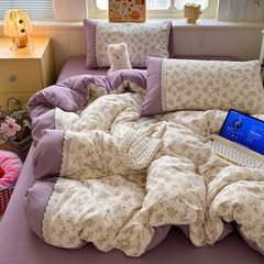 ĐŨI SỢI TRE- Đũi Sợi Tre Mix Ren (mã 92)