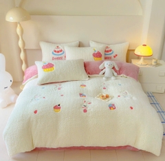 NỈ NHUNG- Set Nỉ nhung bông Thêu nổi full 7 màu