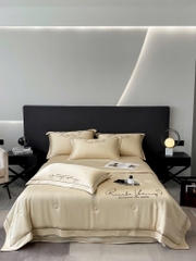 PHI LỤA- Set chăn chần Phi lụa Romantic