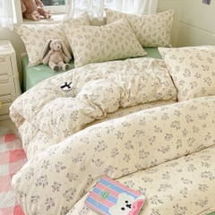 COTTON ĐŨI - Set Chăn ga gối Cotton Đũi Vintage