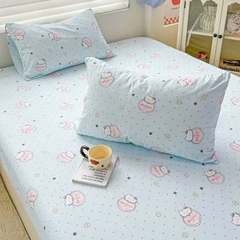 GA GỐI LẺ- Set ga gối lẻ Đũi Sợi Tre Icy