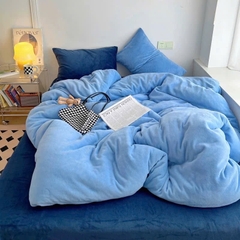 NỈ NHUNG- Nỉ nhung mịn Basic trơn