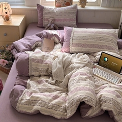 ĐŨI SỢI TRE- Đũi Sợi Tre Mix Ren (mã 92)