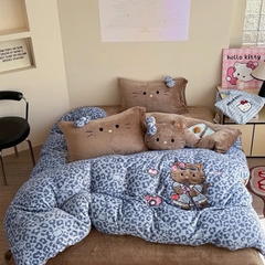 NỈ NHUNG- Set Nỉ nhung thêu nổi Animal