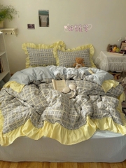 COTTON ĐŨI- Set Cotton đũi viền bèo