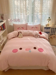 NỈ NHUNG- Set Nỉ Nhung Thêu Nổi ver2 full 8 mẫu