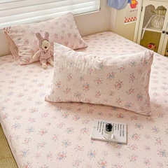 GA GỐI LẺ- Set ga gối lẻ Đũi Sợi Tre Icy