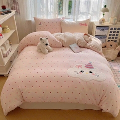 NỈ NHUNG- Set Nỉ Nhung Thêu Nổi Animal full 11 màu