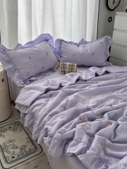 SET CHĂN CHẦN- Cotton đũi thêu nhí cổ điển