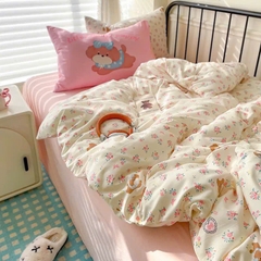 COTTON ĐŨI- Set Chăn ga full Vibe (mã 21)