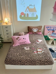 SET GA GỐI- Set ga gối chất liệu nỉ nhung.