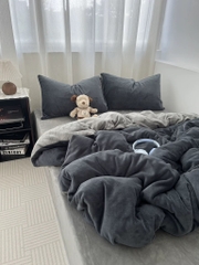 NỈ NHUNG- Nỉ nhung mịn Basic trơn