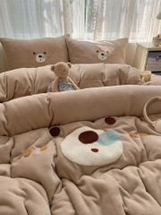 NỈ NHUNG- Set Nỉ Nhung Thêu Nổi ver2 full 8 mẫu