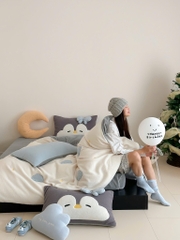 NỈ NHUNG- Nỉ Nhung 5 món Thêu nối Cao Cấp