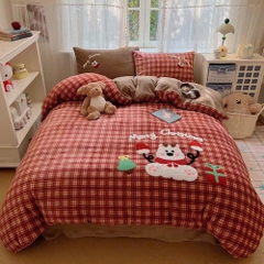 NỈ NHUNG- Set Nỉ Nhung Thêu Nổi Animal full 11 màu