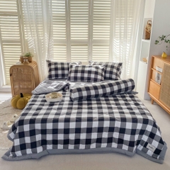 SET CHĂN CHẦN- cotton đũi caro/hoạ tiết