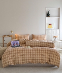 NỈ NHUNG- Set trần ga gối vỏ chăn