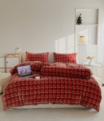 NỈ NHUNG- Set trần ga gối vỏ chăn