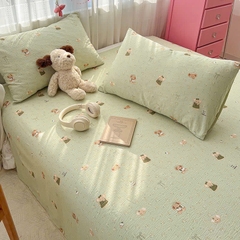 GA GỐI LẺ- Set ga gối lẻ chất liệu Đũi sợi tre (mẫu mới)