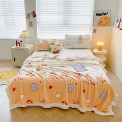 CHĂN NỈ NHUNG- Chăn nỉ nhung có khoá kéo