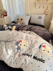 NỈ NHUNG- Set Nỉ Nhung Thêu Nổi Animal full 11 màu