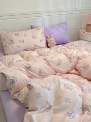 COTTON ĐŨI - Set Chăn ga gối Cotton Đũi Vintage