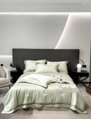 PHI LỤA- Set chăn chần Phi lụa Romantic