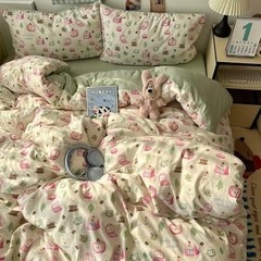 COTTON ĐŨI- Set Cotton Đũi Colorfull Vibes mã 32