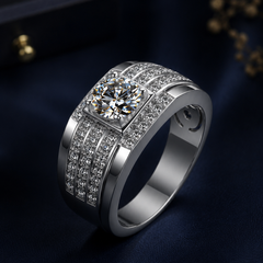 Nhẫn bạc nam bản lĩnh vững vàng | Hải Hà Jewelry