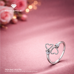Nhẫn đan cài trái tim – Gắn kết mềm mại | Hải Hà Jewelry