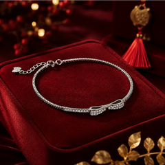 Vòng tay bạc đan cài tinh giản – Gắn kết nhẹ nhàng, bền lâu | Hải Hà Jewelry