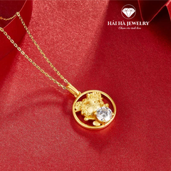 Dây chuyền con giáp tuổi Mùi bạc mạ vàng – Giữ một cảm xúc dịu dàng và đủ đầy | Hải Hà Jewelry