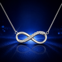 Dây chuyền bạc s925 cao cấp đính Moissanite