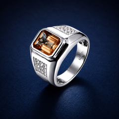 Nhẫn bạc nam đá zultanite diaspore – bản lĩnh của sự chuyển hóa | Hải Hà Jewelry