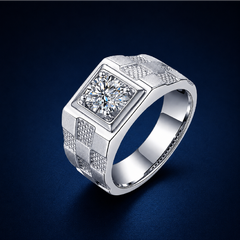 Nhẫn bạc nam vững vàng từ điều thật | Hải Hà Jewelry