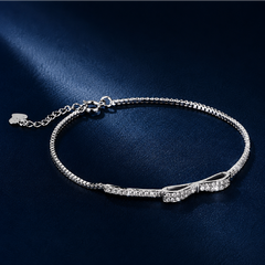 Vòng tay bạc đan cài tinh giản – Gắn kết nhẹ nhàng, bền lâu | Hải Hà Jewelry